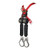FallTech 72906TB3 6' Arc Flash Mini Twin-Leg personal SRL with steel carabiner/clip + steel rebar hooks