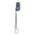 FallTech 84108SP5 8' FT-X EdgeCore Leading-Edge Single-Leg personal SRL with aluminum rebar hook