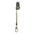 FallTech 84008SP0S 8' FT-X EdgeCore Arc Flash Leading-Edge Single-Leg personal SRL with steel swivel mini rebar hook