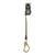 FallTech 84008SP3S 8' FT-X EdgeCore Arc Flash Leading-Edge Single-Leg personal SRL with steel swivel rebar hook
