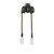 FallTech 84008TP1 8' FT-X EdgeCore Arc Flash Leading-Edge Twin-Leg personal SRL with steel snap hook