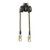 FallTech 84008TP8S 8' FT-X EdgeCore Arc Flash Leading-Edge Twin-Leg personal SRL with steel 5k snap hook