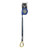 FallTech 84108SP8 8' FT-X EdgeCore Tie-Back Leading-Edge Single-Leg personal SRL with steel 5k tie-back carabiner