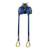 FallTech 84108TP8 8' FT-X EdgeCore Tie-Back Leading-Edge Twin-Leg personal SRL with steel 5k tie-back carabiners