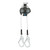 FallTech 83208TP3 8' CTX Cable Leading-Edge Twin-Leg personal SRL with steel rebar hooks