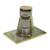 FallTech 65040CMZ Center-Mount Fixed Davit Base with Zinc-Plated Steel