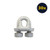 FallTech 62207C30 galvanized cable clip for 3/8 inch SteelGrip HLL cable, sold as a 30-pack