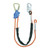 FallTech 8165B65 Adjustable Rope Positioning Lanyard with 6.5 ft, Steel Snap