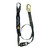 FallTech 8242L Arc Flash Energy Absorbing Lanyard, 6 ft Single with Web Loop