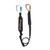 FallTech 82426 Arc Flash Energy Absorbing Lanyard, 6 ft Single with Aluminum CE Carabiner