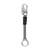 FallTech 836616 Dorsal D-Ring Extender, Web with 16 in, Snap Hook