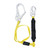 FallTech 8256LT3 FT Basic SoftPack Lanyard, Single-Leg with 6 ft, Rebar Hook