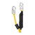 FallTech 8256LT3FT FT Basic SoftPack Lanyard, Single-Leg with 3 ft, Snap Hooks