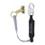 FallTech 8358 3 ft Lanyard with Rope Adjuster with 7479 Self-Tracking