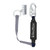 FallTech 8368 3 ft Lanyard with Rope Adjuster with Trailing Adjuster