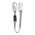 FallTech 8203 Web Restraint Lanyard with Snap Hooks with 3 ft
