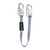FallTech 8203 Web Restraint Lanyard with Snap Hooks with 3 ft