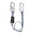 FallTech 8204 Web Restraint Lanyard with Snap Hooks with 4 ft