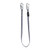 FallTech 8206 Web Restraint Lanyard with Snap Hooks with 6 ft