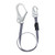 FallTech 82043 Web Restraint Lanyard with Rebar Hook with 4 ft