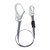 FallTech 82063 Web Restraint Lanyard with Rebar Hook with 6 ft