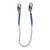 FallTech 8154 Rope Restraint Lanyard with Snap Hooks with 4 ft