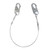 FallTech 830636 Cable Restraint Lanyard with Snap Hooks with 3 ft