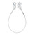FallTech 8306 Cable Restraint Lanyard with Snap Hooks with 6 ft