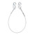 FallTech 830710 Coated Cable Restraint Lanyard with 10 ft