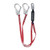 FallTech 8247BY3A Ironman 12 ft Free Fall Lanyard, 6 ft Y-Leg with Aluminum Hooks