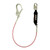 FallTech 8354LE3 Leading Edge Cable Lanyard, Single-Leg with 6 ft, Snap and Rebar