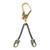 FallTech 8250 Rebar Positioning Assembly, Chain, Swivel Hooks with 23 in
