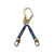 FallTech 8250LTW Rebar Positioning Assembly, Jacketed Web with 24 in, Non-Swivel