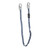 FallTech 8259 Internal Shock Absorbing Lanyard, 6 ft Single with Snap Hooks