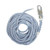 FallTech 8149T Vertical Lifeline, Taped End, 5/8 in Rope with 50 ft Blue, Snap Hook