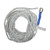 FallTech 8151T Vertical Lifeline, Taped End, 5/8 in Rope with 50 ft, Thimble Eye