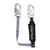FallTech 8253 ViewPack Lanyard, 3 ft Single, Snap Hooks