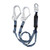 FallTech 826073ADJ ViewPack Adjustable Y-Leg Lanyard, 6 ft
