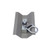 Super Anchor 1028 Swivel-D anchor installed on corrugated metal roofing Image shows optional equipment sold separately.