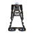 FallTech 8132 FT-One Ultra-Lite 1D standard non-belted harness with tongue buckle legs, full front view on white background