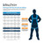 FallTech 2026 men's harness sizing chart with chest, waist, and thigh measurements for the 8132QC FT-One Ultra-Lite