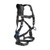 FallTech 81323D FT-One Ultra-Lite 3D standard non-belted harness with tongue buckle legs, front angled view showing titanium hip D-rings
