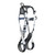 FallTech 7087BQ FlowTech LTE 1D Standard Non-Belted Full Body Harness, Locking Quick-Connect Leg Adjustment on white background