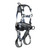FallTech 7088B FlowTech LTE 3D Construction Belted Full Body Harness, Tongue Buckle Leg Adjustment on white background