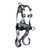 FallTech 7089BFD FlowTech LTE 4D Construction Belted Climbing Full Body Harness, Quick-Connect Leg Adjustment on white background