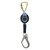 FallTech 82911SC3 11' DuraTech Arc Flash SRL with Kevlar web lifeline, steel carabiner, and steel rebar hook