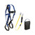 FallTech KIT156LT5P User Kit, 7015 Harness and 8256LT Lanyard shown with all included components on white background