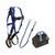 FallTech KIT162596P User Kit, 7016 Harness and 8259 Lanyard shown with all included components on white background