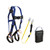FallTech KIT176LT5P User Kit, 7017 Harness and 8256LT Lanyard shown with all included components on white background