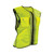 FallTech 5051 Construction Grade Hi-Vis Lime Vest front view on white background